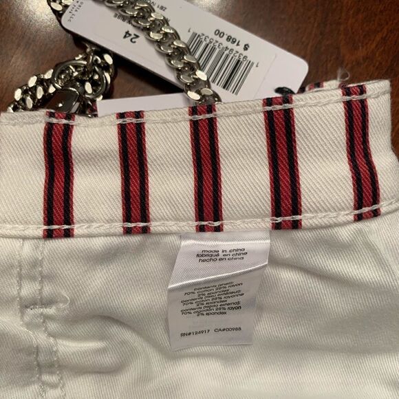 We wore what rocker stripe low rise jeans size 24, NWT - Picture 5 of 6